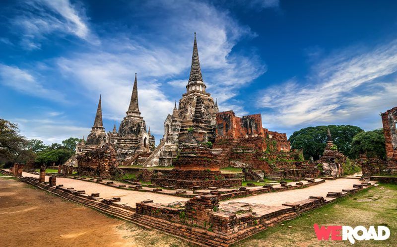 Ayutthaya ruins in Thailand during daytime