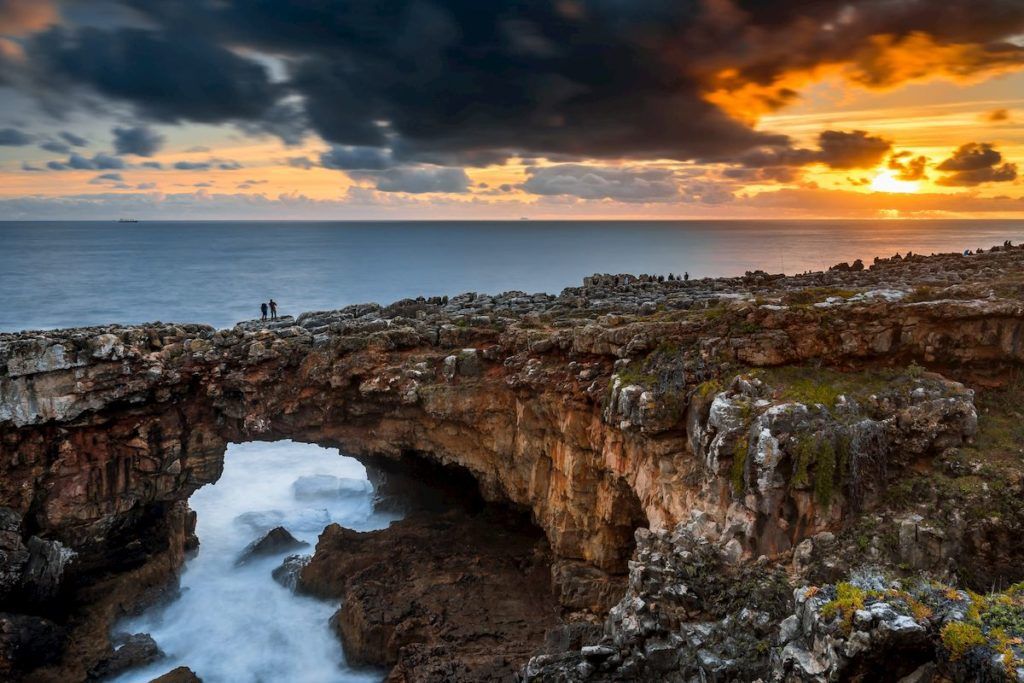 cascais rocks seen from above