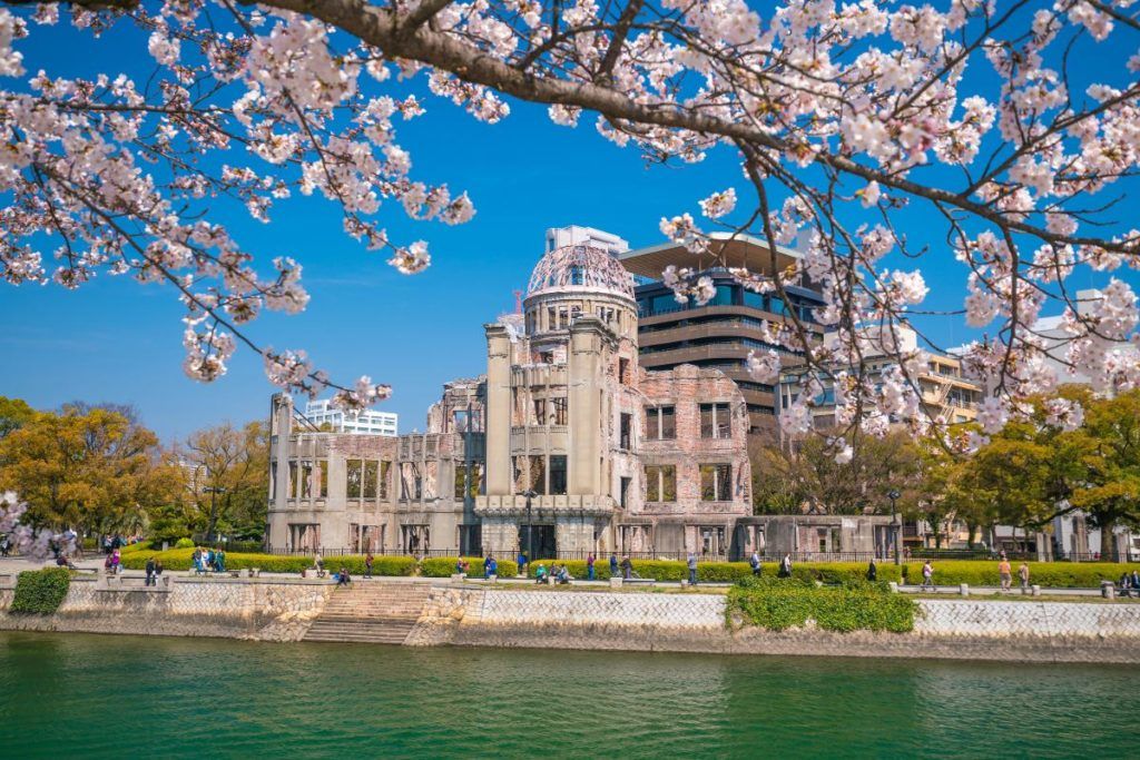 Building near body of water in Hiroshima