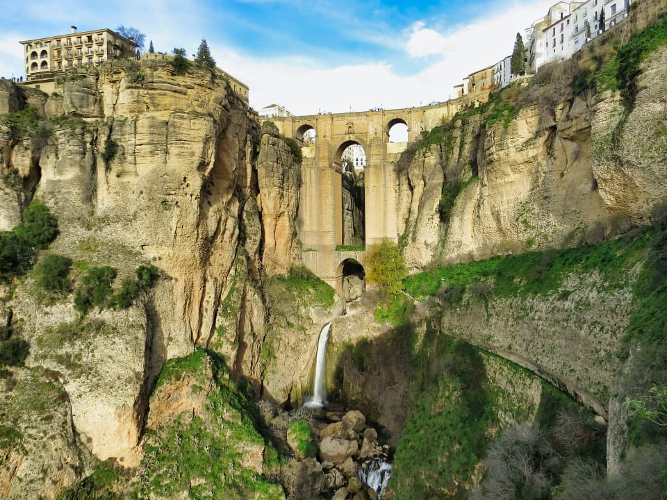 a view of the ancient city of Ronda