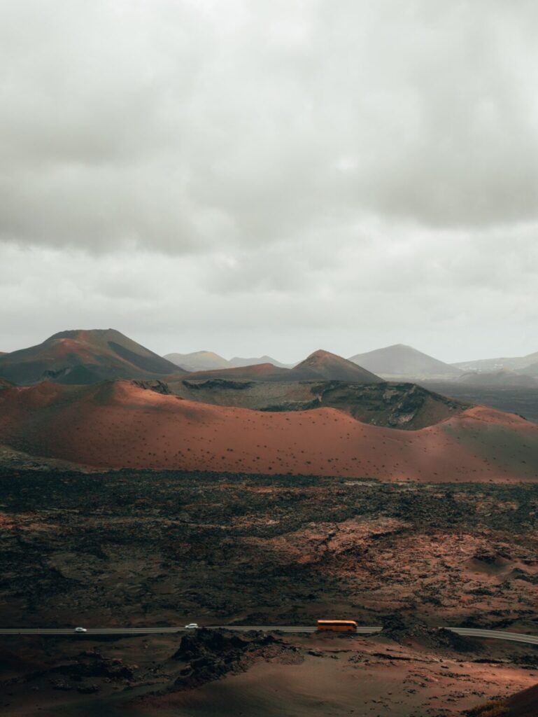 The red rocks of Lanzarote are reminiscent of Mars
