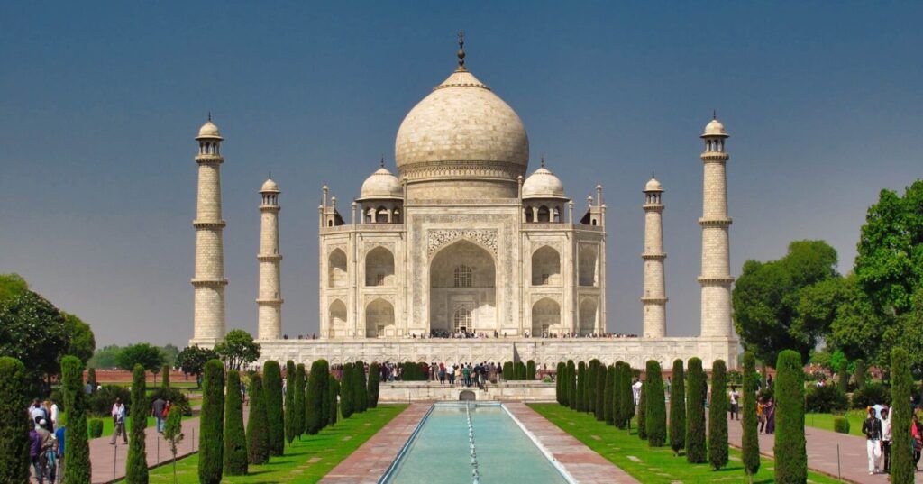 The majestic Taj Mahal