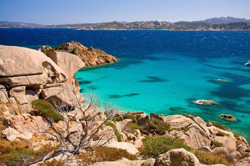 View of the Costa Smeralda.