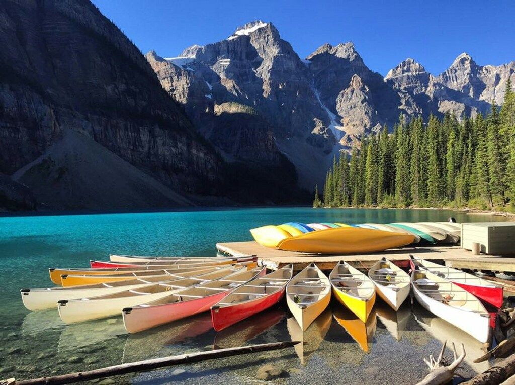 Banff National Park and kayak