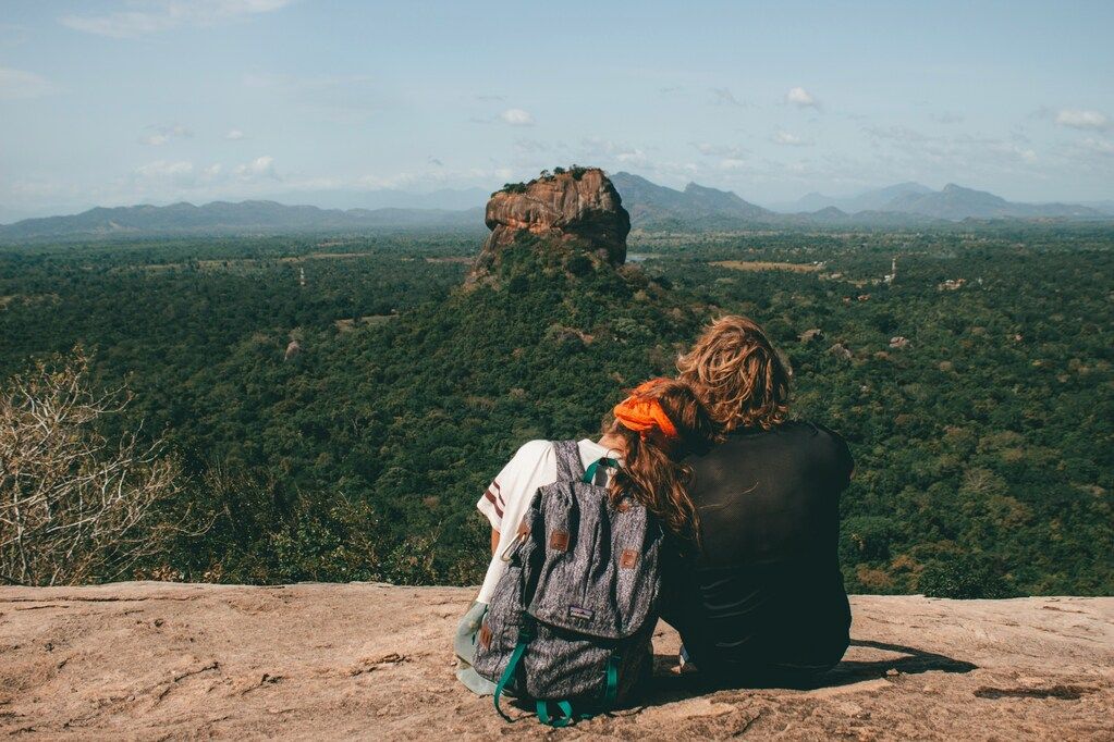 the majestic Sigiriya Rock Fortress