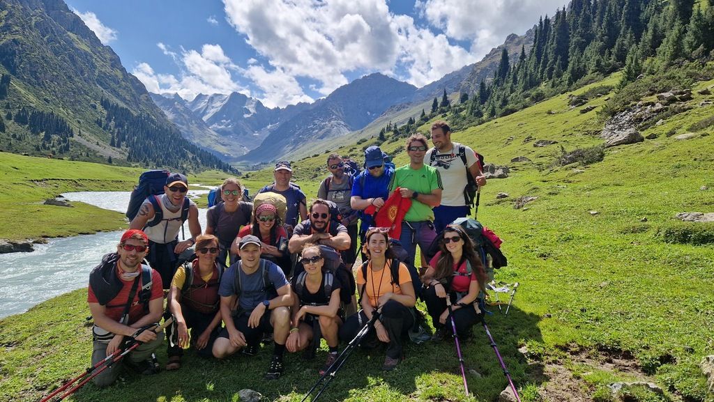 WeRoad group trekking adventure in Kyrgyzstan