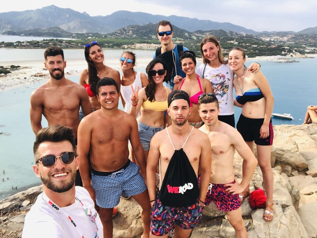 WeRoad organised group trip to Northern Sardinia