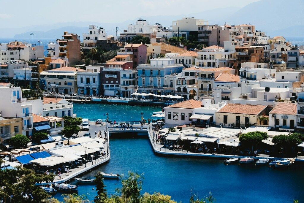 View of Agios Nikolaos, Crete