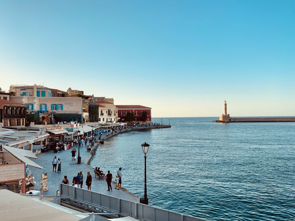 Chania harbour - one of the most beautiful towns in Crete