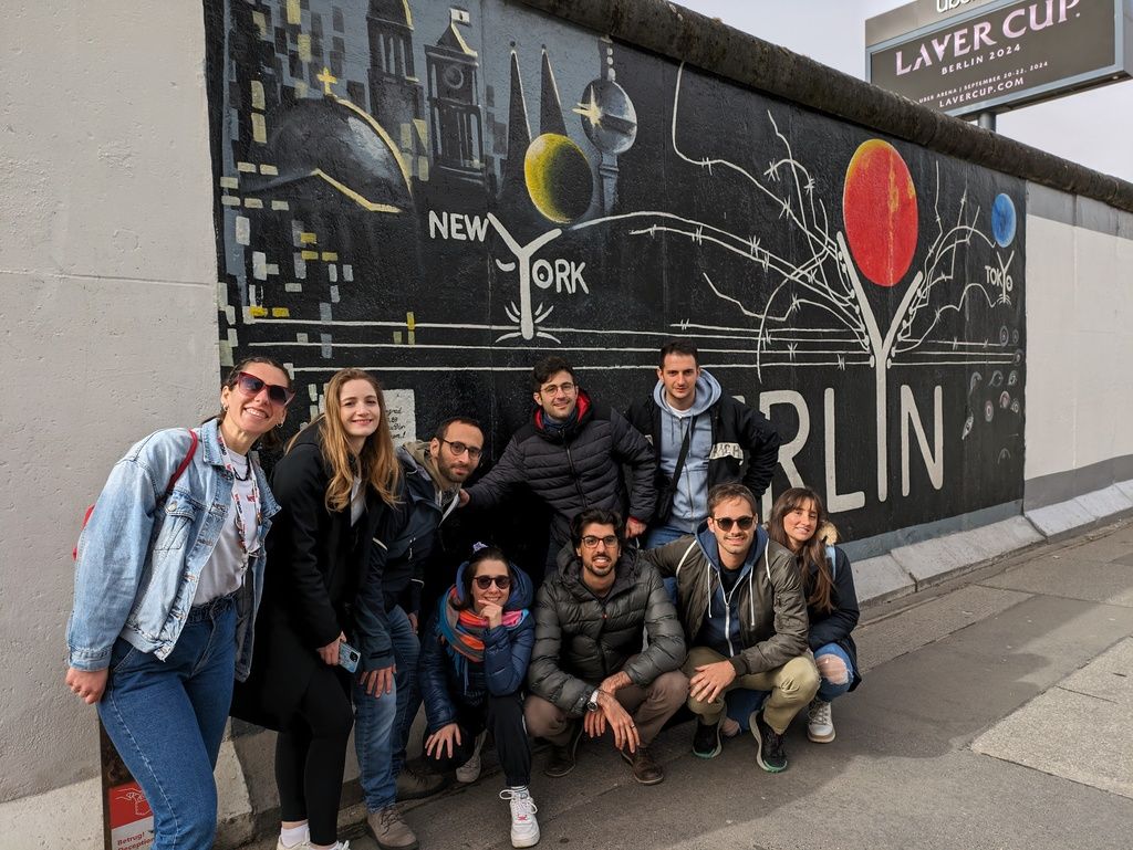 People on a WeRoad group trip to Berlin