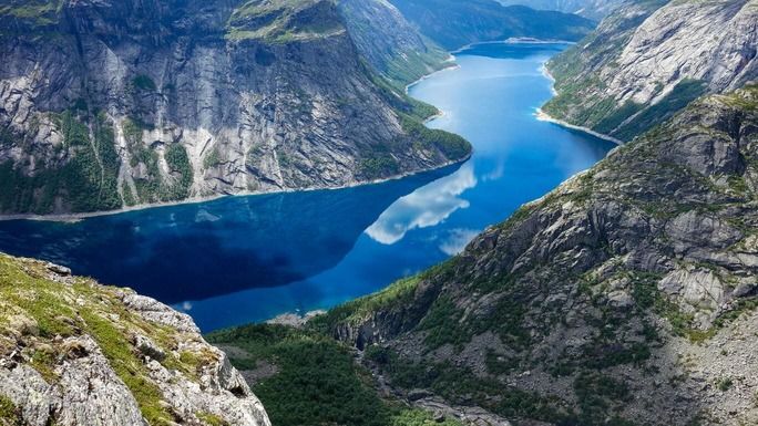 Fjord landscape in Norway
