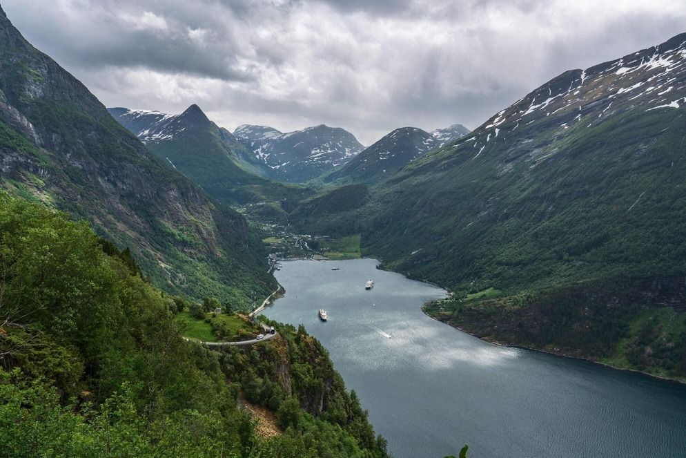 Hiking the Norwegian fjords