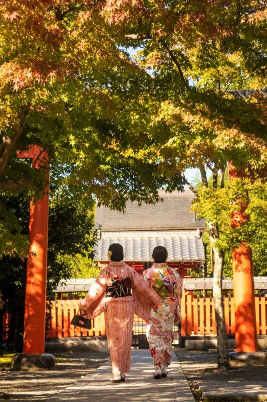 two woman in kyoto